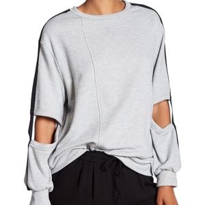 RO&DE Cold Elbow Crewneck Pullover Sweatshirt Med